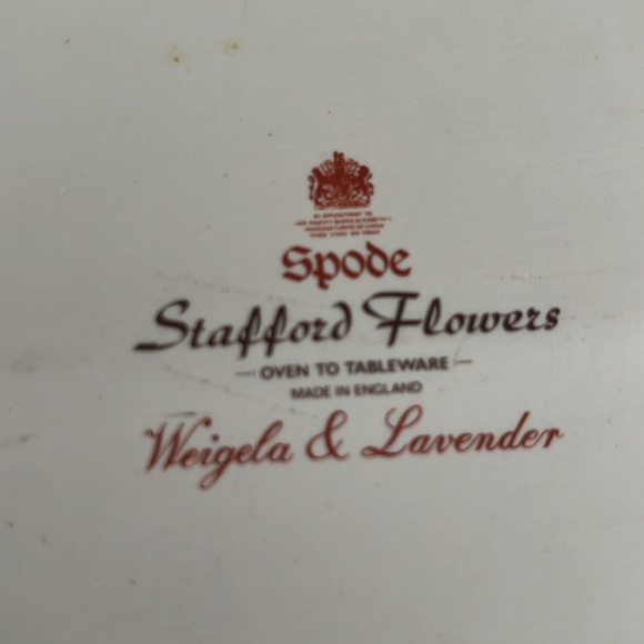 Spode STAFFORD FLOWERS Floral Painted Serving Bowl -Oven Safe - Picture 6 of 7